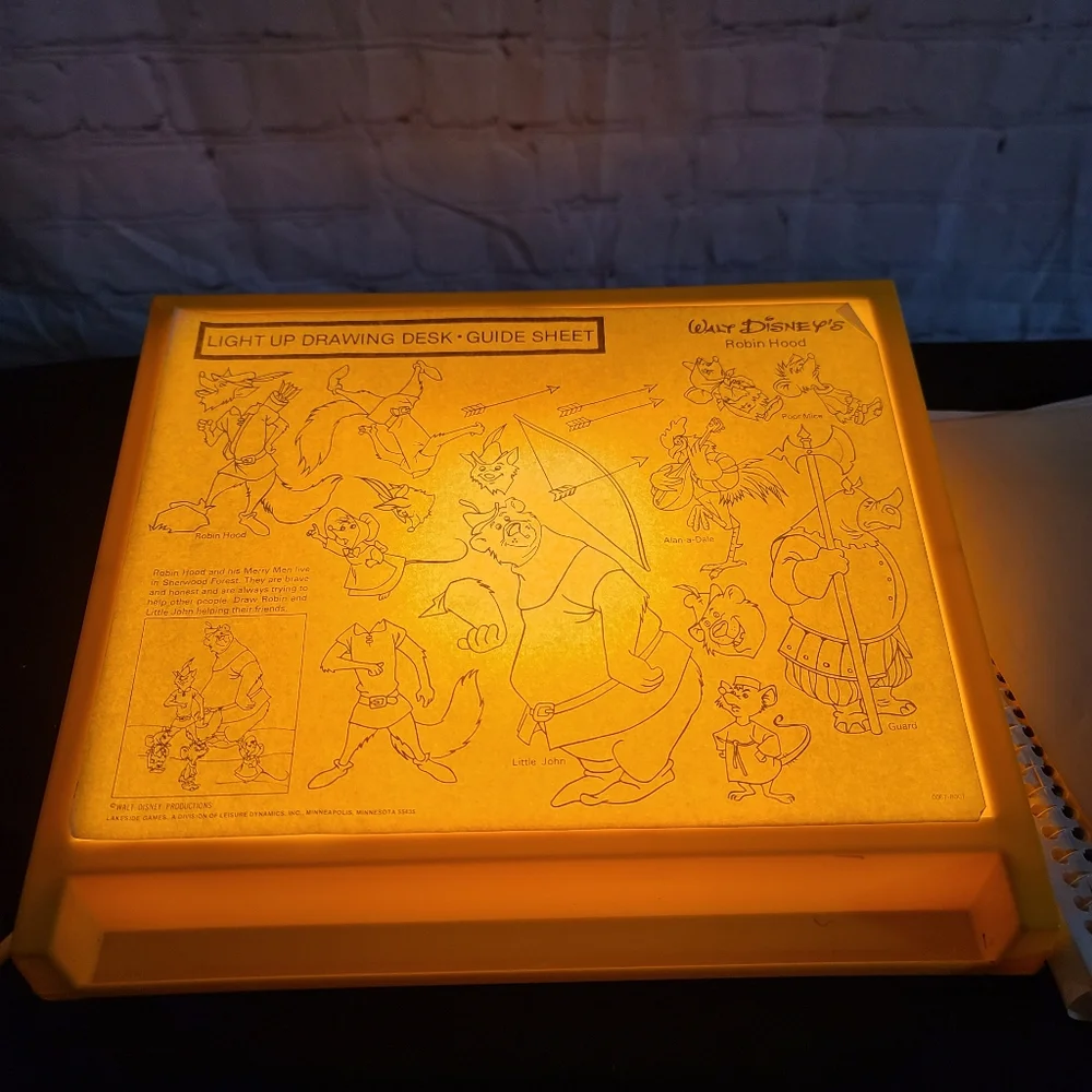 Mickey Mouse Club. Light Up Drawing Desk. Vintage - Picture 2 of 16
